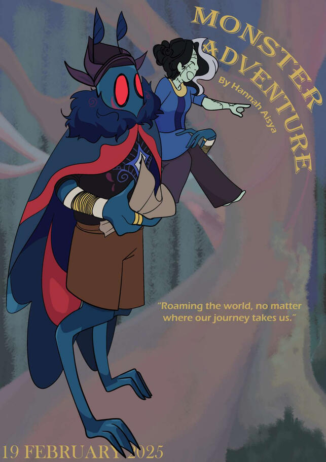 Monster Adventure poster, Digital Art